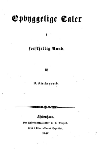 Two Upbuilding Discourses, 1844